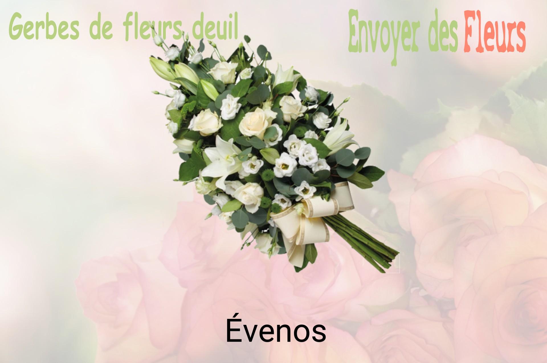 Gerbe de fleurs de deuil livrée à Évenos